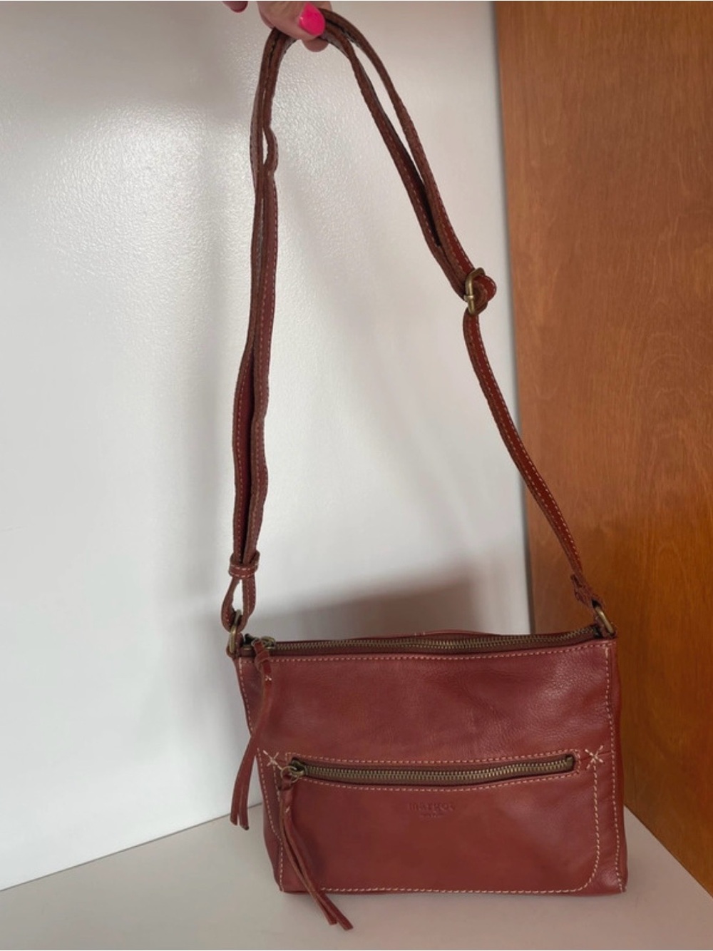 Margot New York crossbody bag reddish/brown